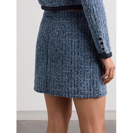 Mavi Tasarım Tüvid Mini Etek