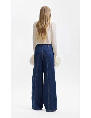 Kolları Otrişli Kristal Taşlı Tüvid Tasarım Ceket