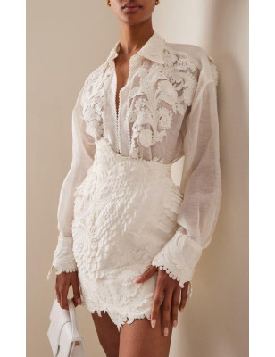 Premium Dantel Mini Etek