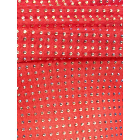 Kristal Taşlı Madonna Yaka Tasarım Midi Elbise