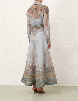 Desenli Premium Keten Gömlek