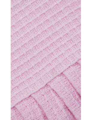 Cepli Pembe Tasarım Triko Ceket