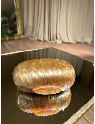 Deniz Kabuklu Sedefli Çanta (Bej)