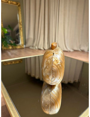 Deniz Kabuklu Sedefli Çanta (Bej)