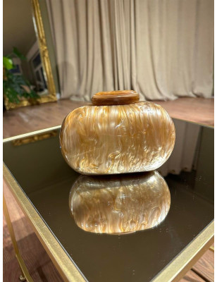 Deniz Kabuklu Sedefli Çanta (Bej)