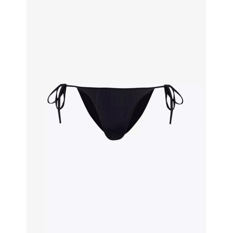 İnci Aksesuarlı Siyah Bikini Takım