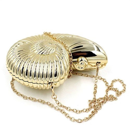 Gold Seashell Bag