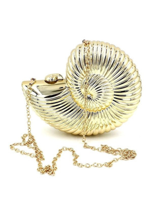 Gold Seashell Bag