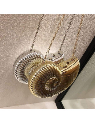 Gold Seashell Bag