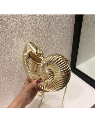 Gold Seashell Bag