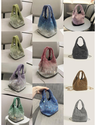 Kristal Taşlı Premium Kol Çantası