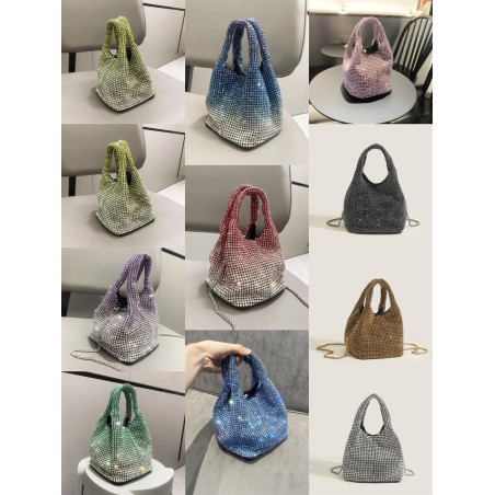 Kristal Taşlı Premium Kol Çantası