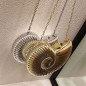 Silver Seashell Bag