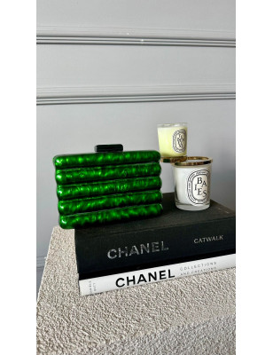 Yeşil Akrilik Clutch