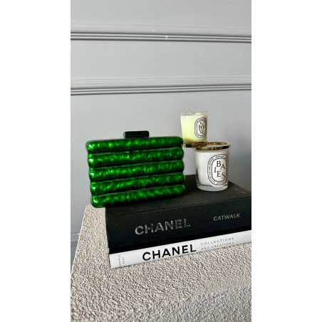 Yeşil Akrilik Clutch