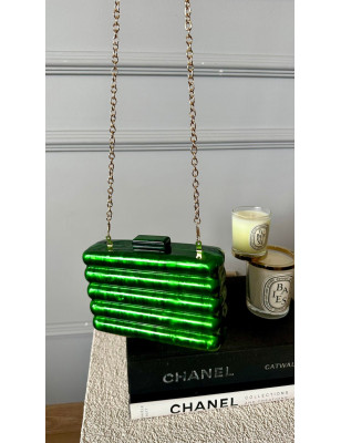 Yeşil Akrilik Clutch